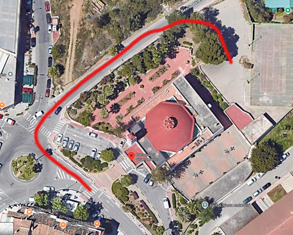 parking Gratuito Iglesia Virgen Madre