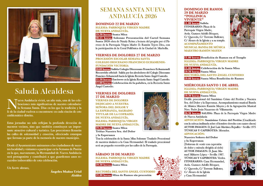 programa Semana Santa 2026 Nueva Andalucía 2